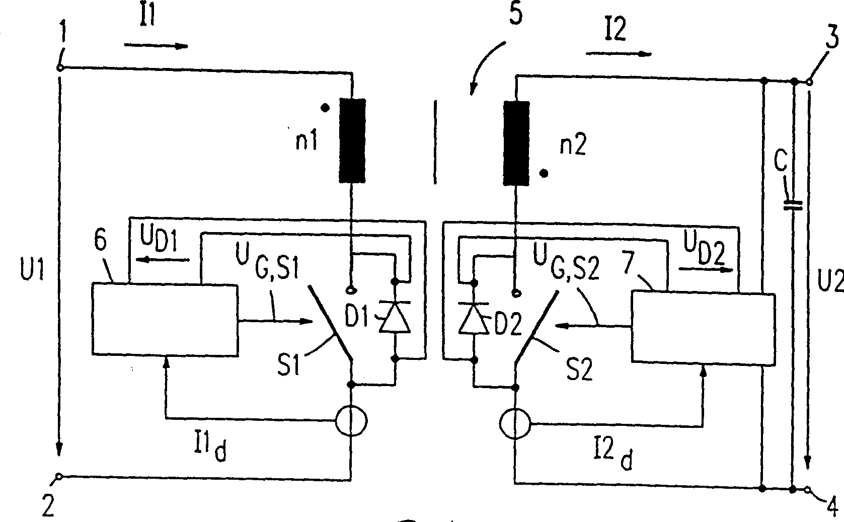 Switching power source