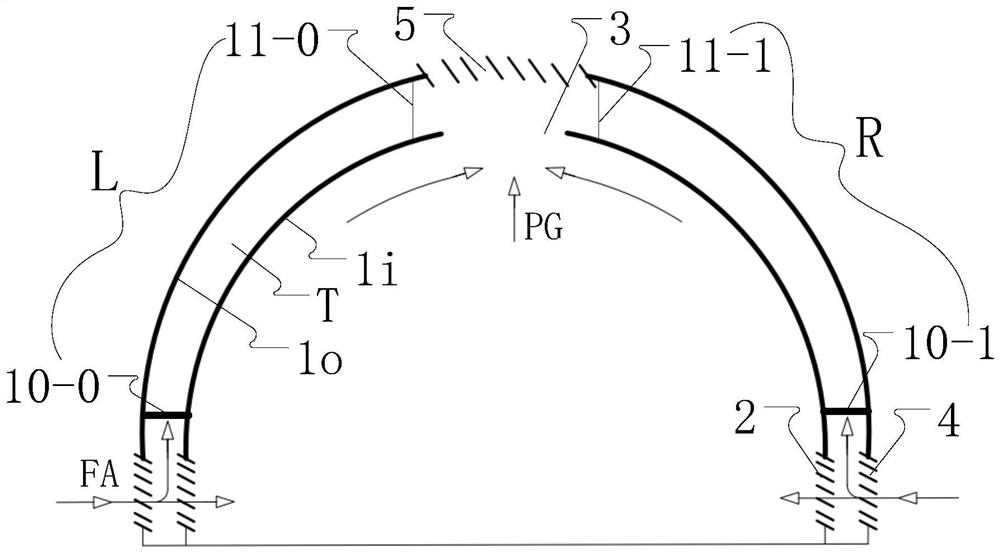 Curved photovoltaic ceiling