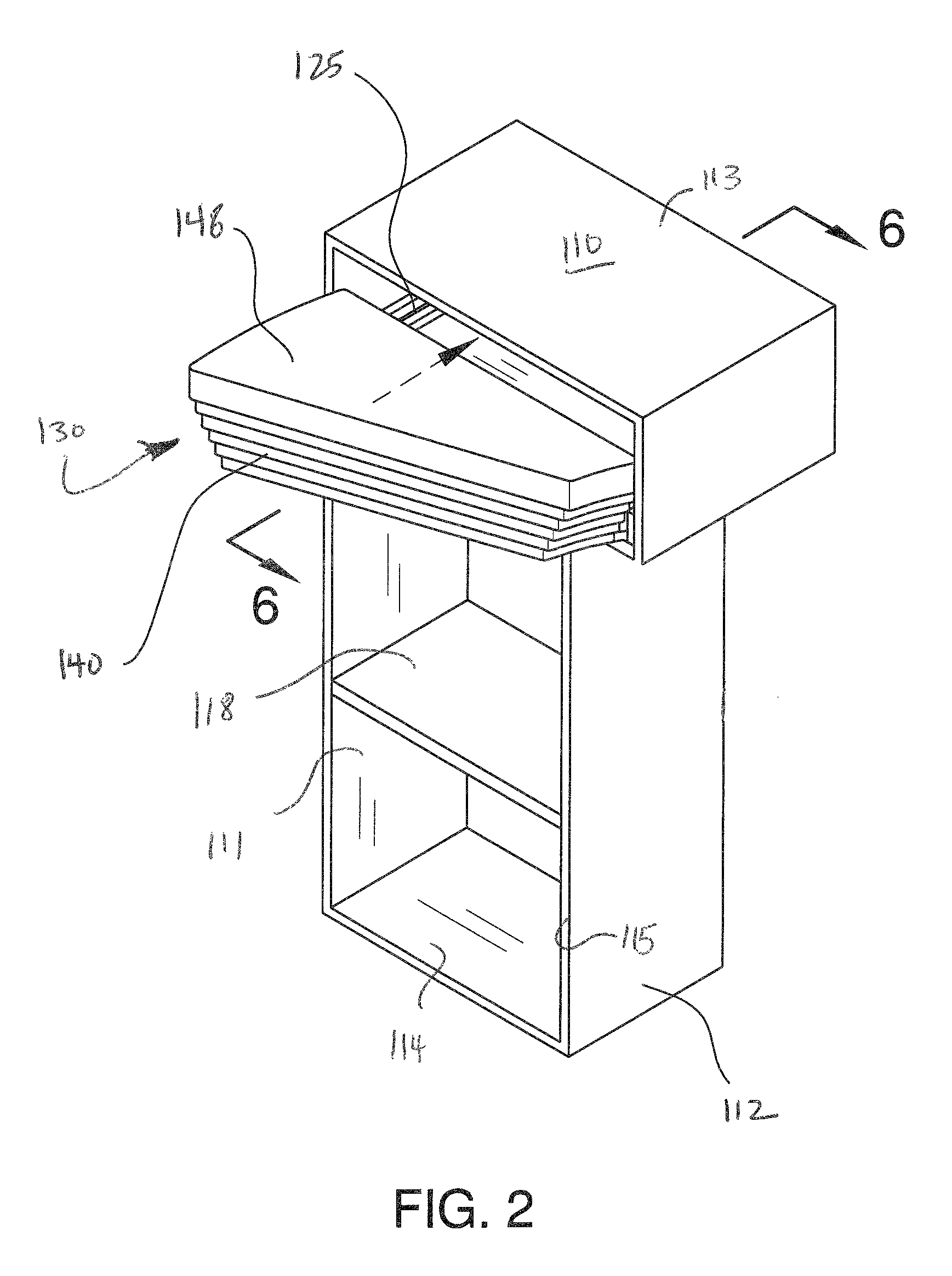 Expandable table device for diaper changes