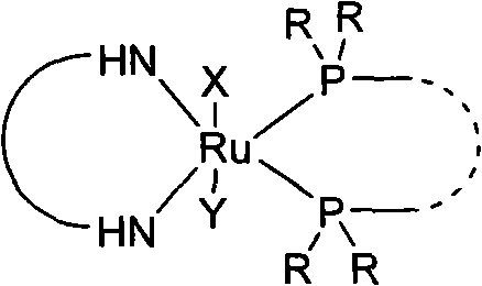 Chiral ruthenium catalyst and use thereof in asymmetric hydrogenation of ketone