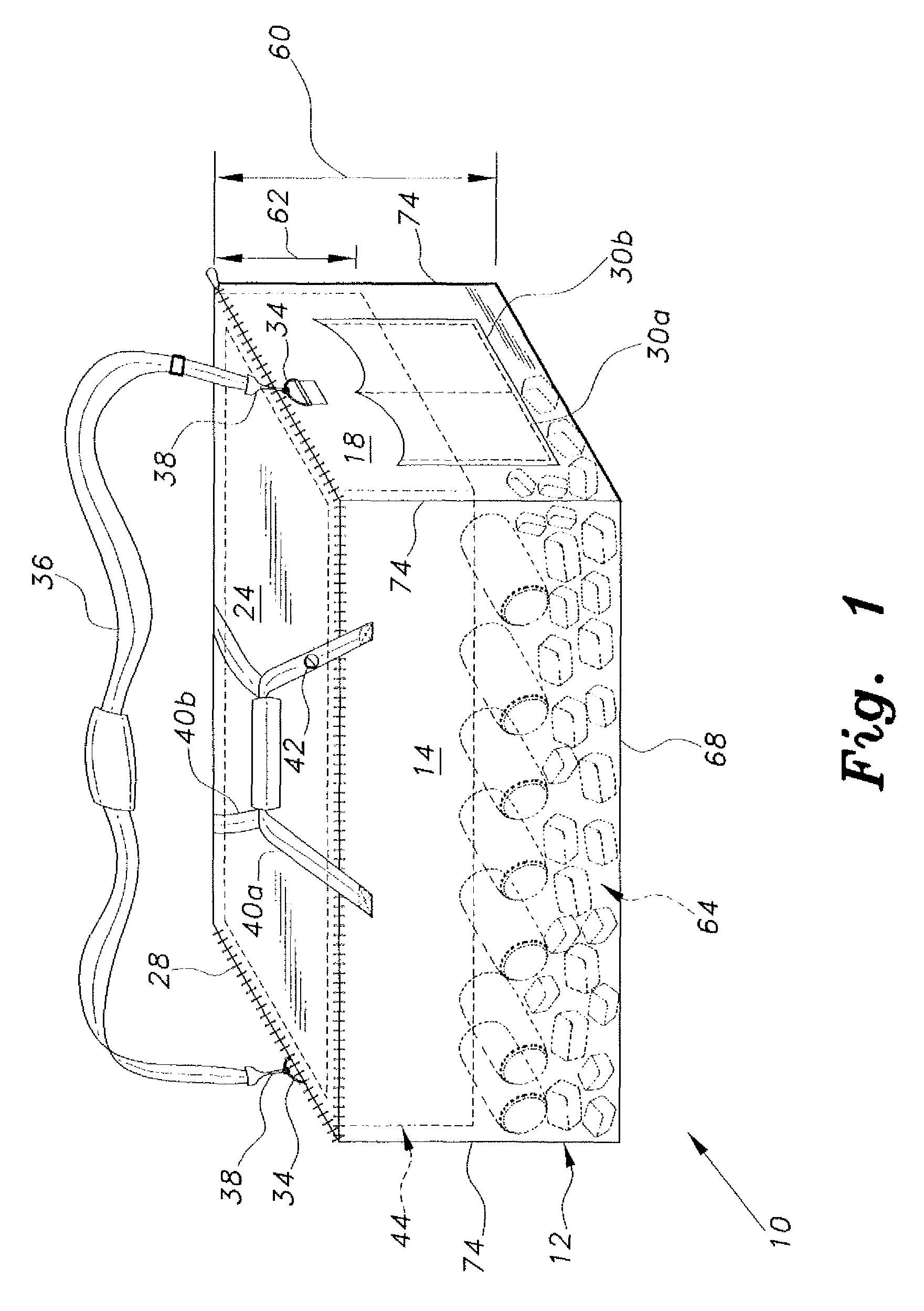 Insulated container and insert