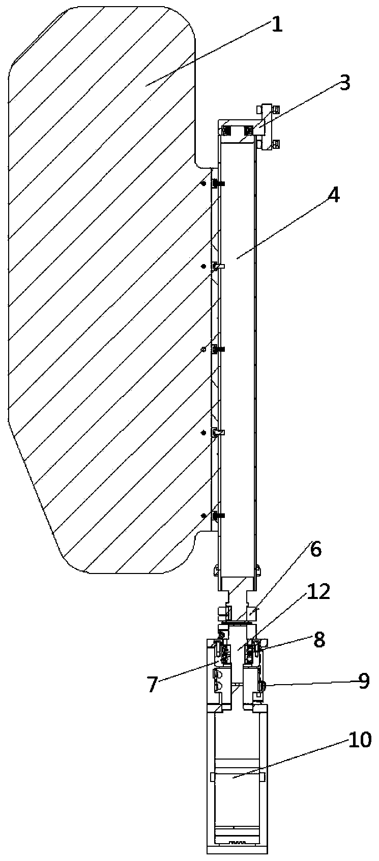 Device for directly driving multiple safety flap doors through automatic ticket checker and control method