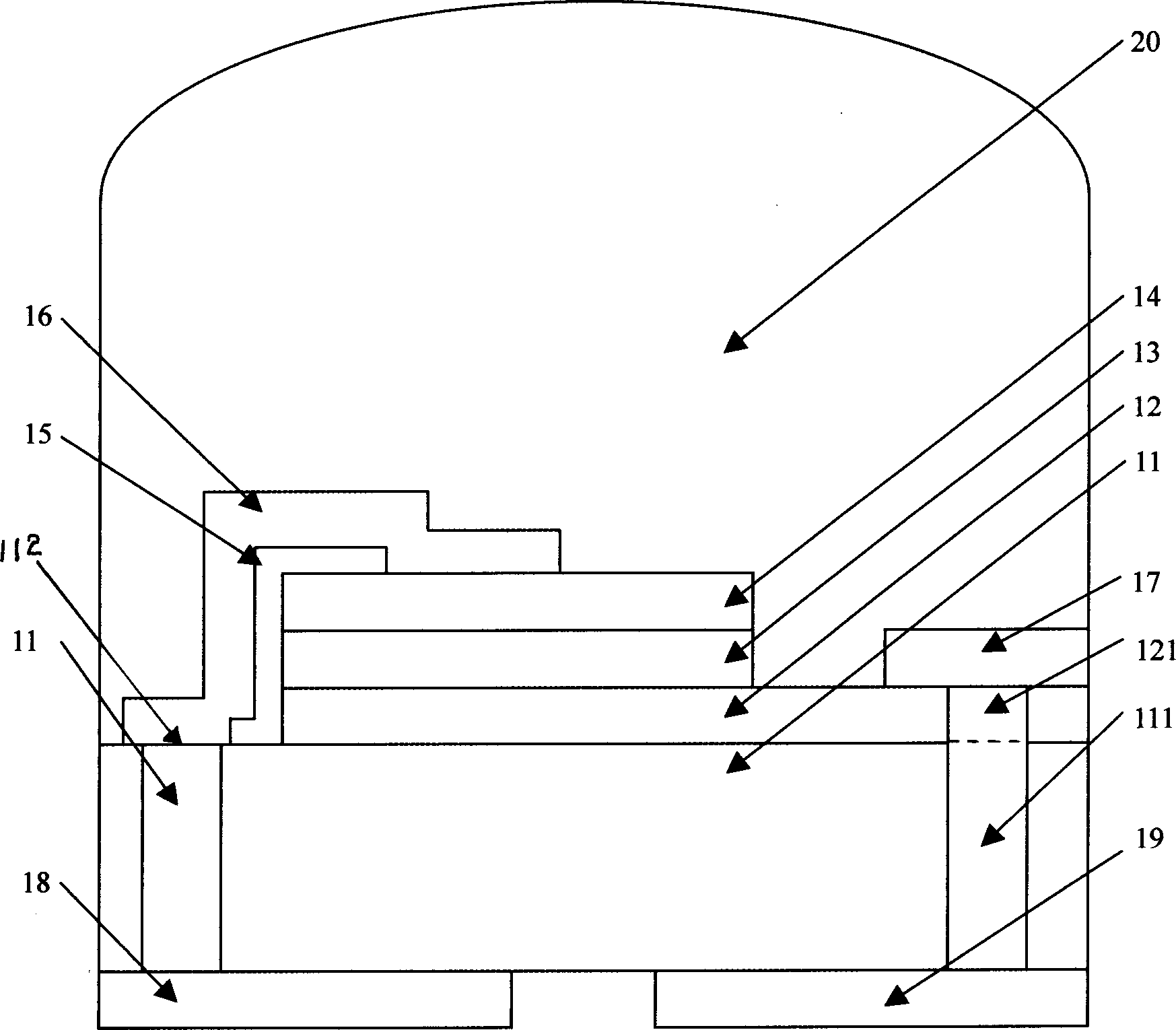 Light emitting diode (LED) packaging structure