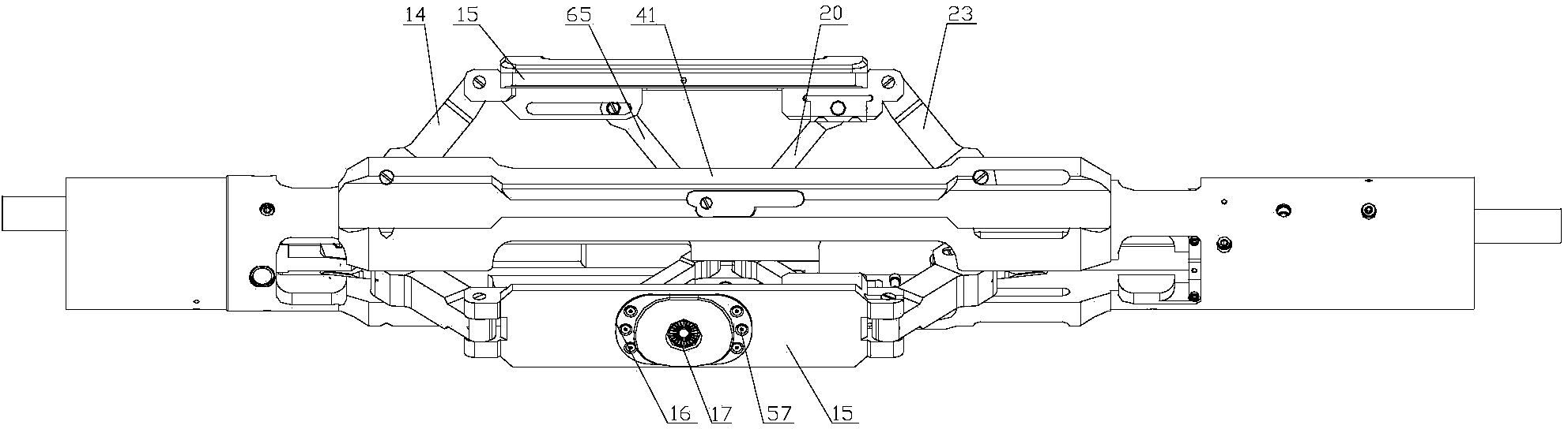 Pushing and setting device