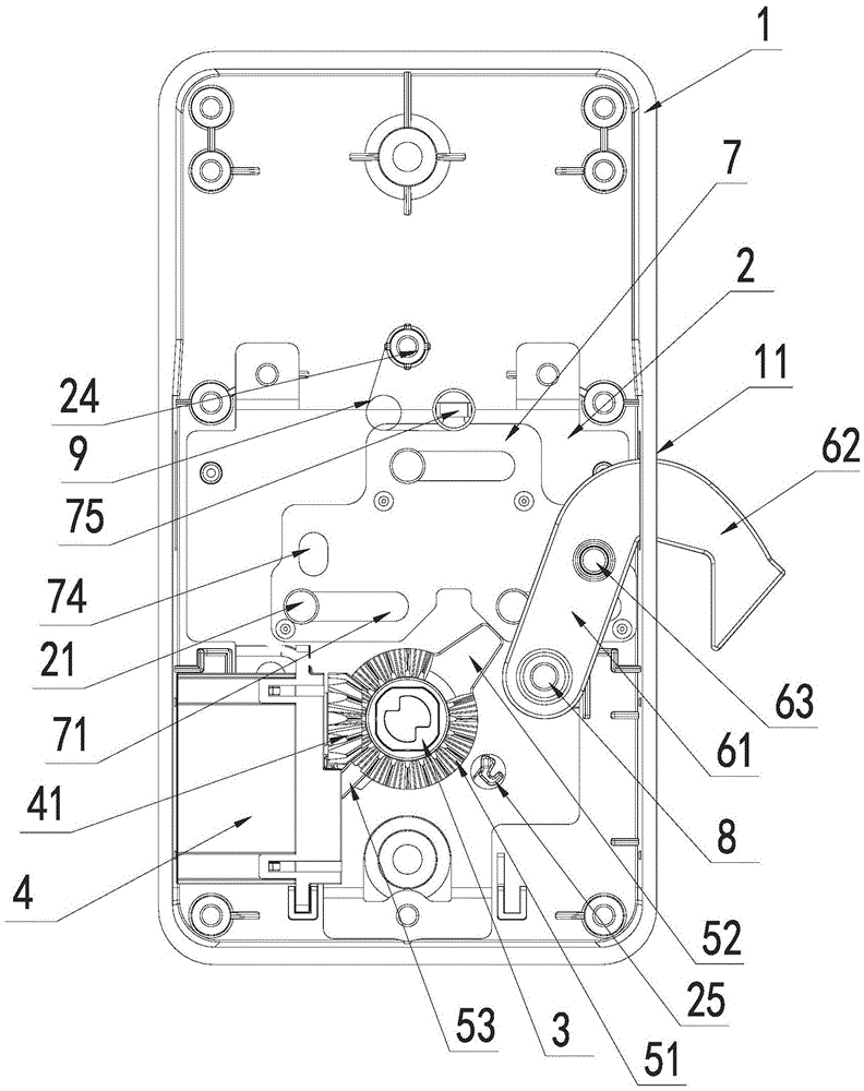 Manually controlled or electrically controlled door locking device