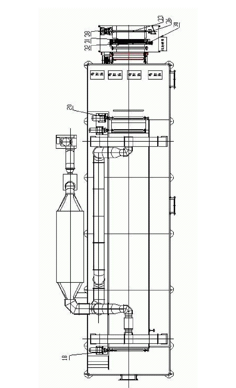 Dipping pre-curing production equipment for braided fiber cloth tapes