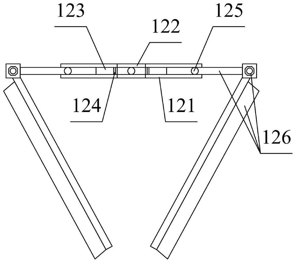 An easy-to-adjust raw coal bunker automatic clearing device