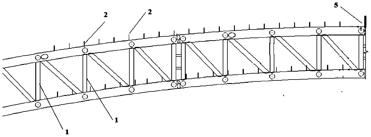 Method for exhausting arch rib air in process of pouring concrete in arch bridge steel pipe