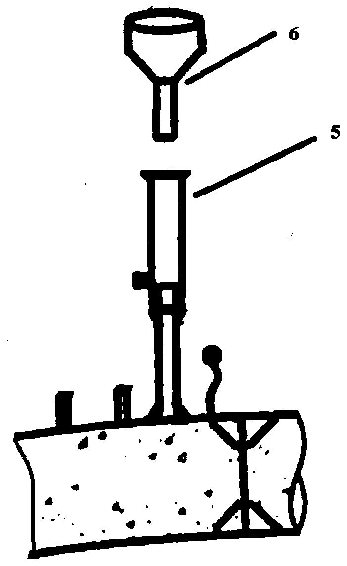 Method for exhausting arch rib air in process of pouring concrete in arch bridge steel pipe