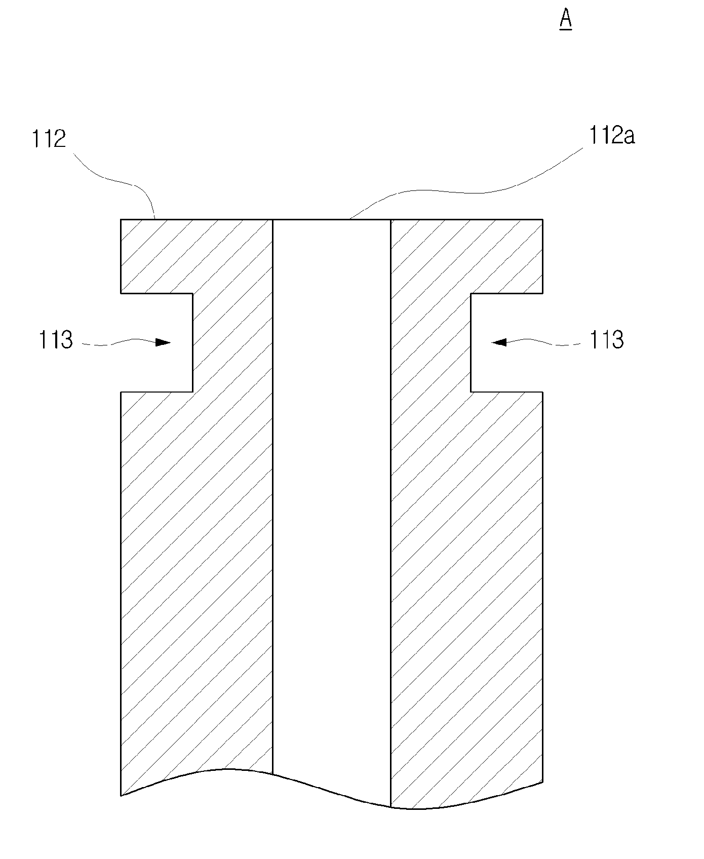 Discharging nozzle and electrostatic field induction ink-jet nozzle