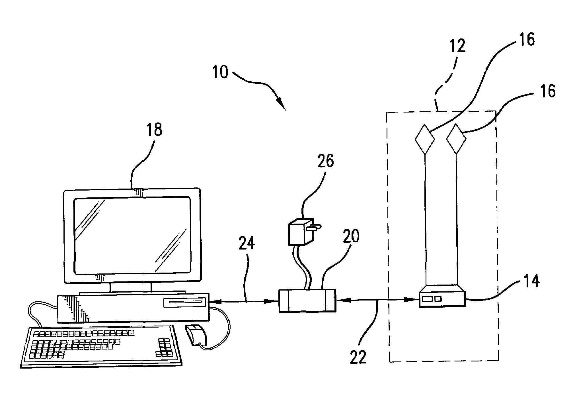 Portable solid-state remote dosimeter