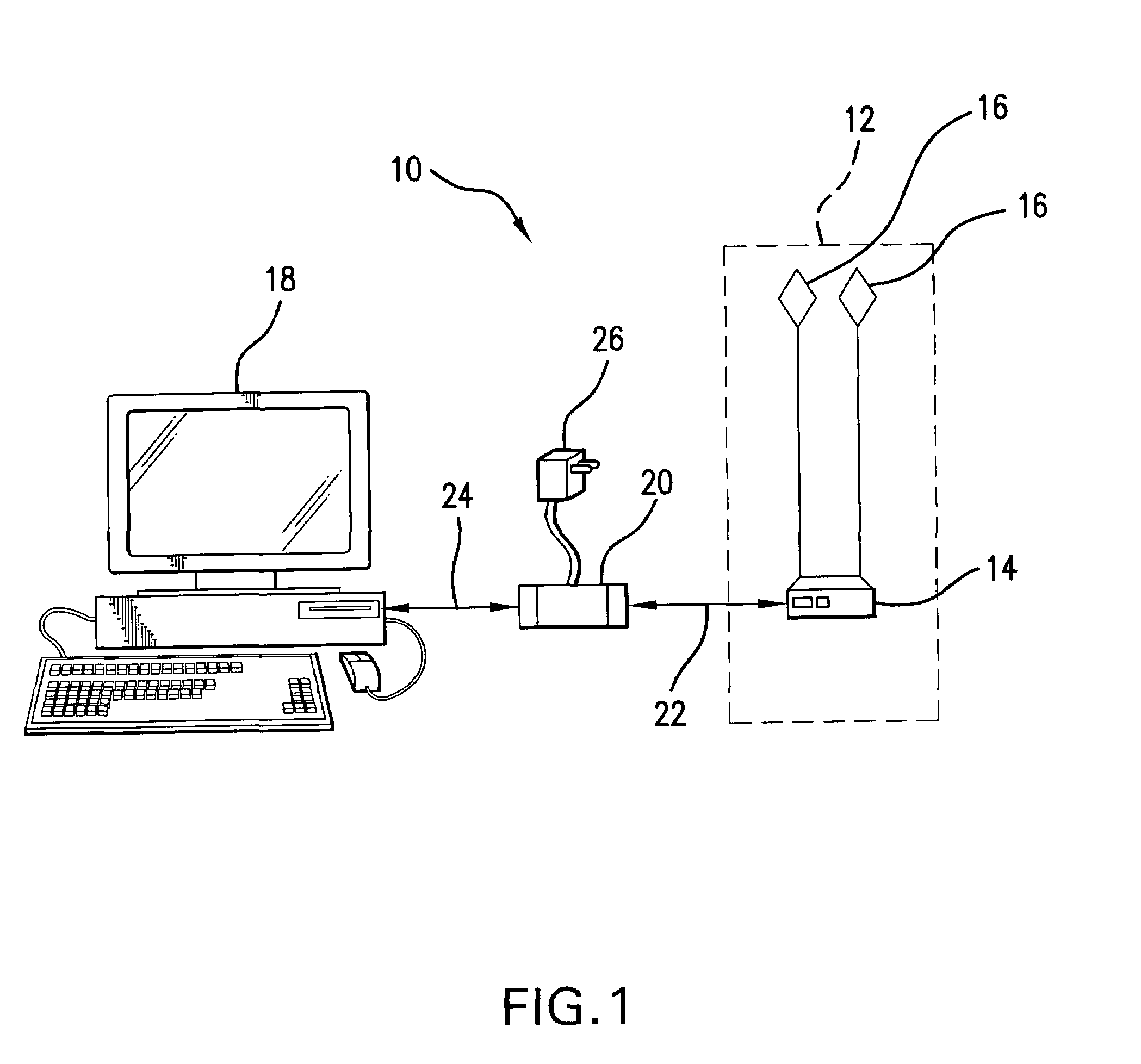 Portable solid-state remote dosimeter