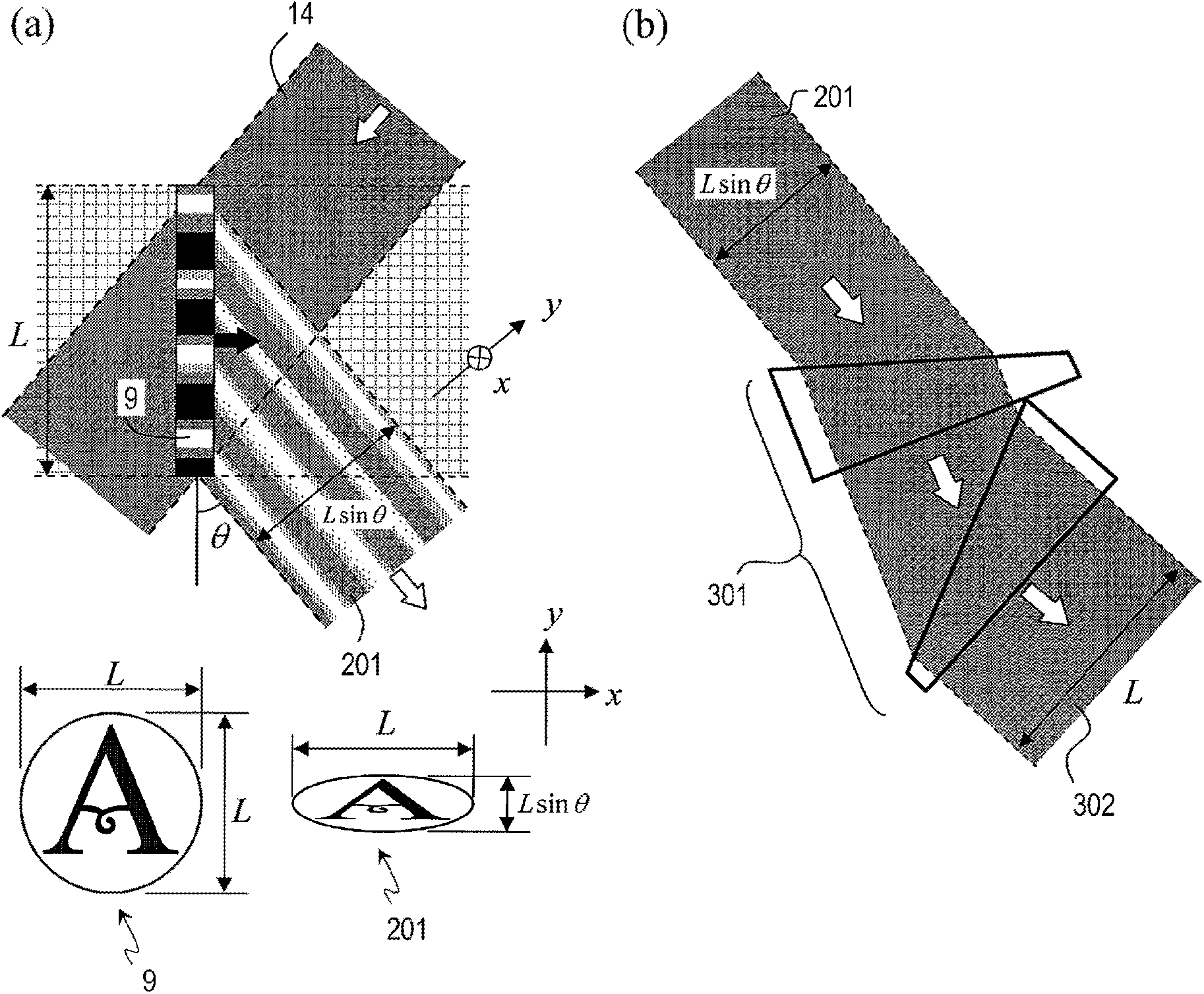 Optoacoustic image pick-up system and optoacoustic image pick-up device