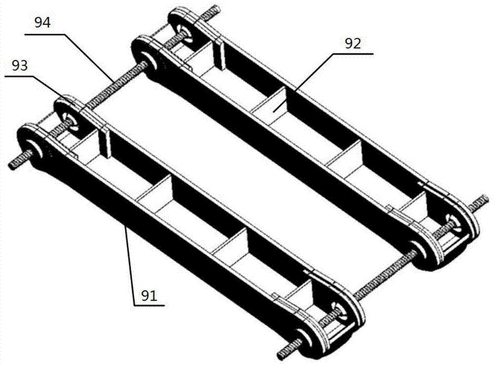 A hydraulic support welding system and its welding method