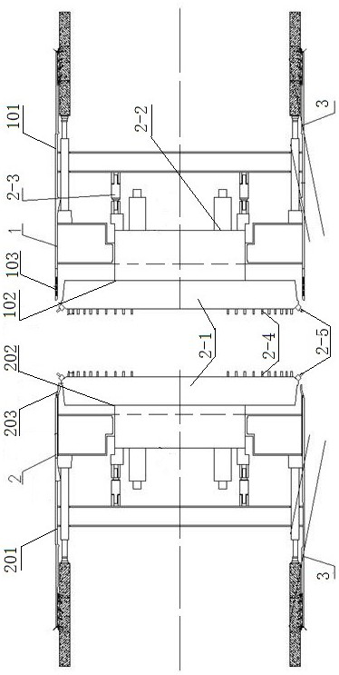 Shield equipment capable of realizing underground docking and docking method