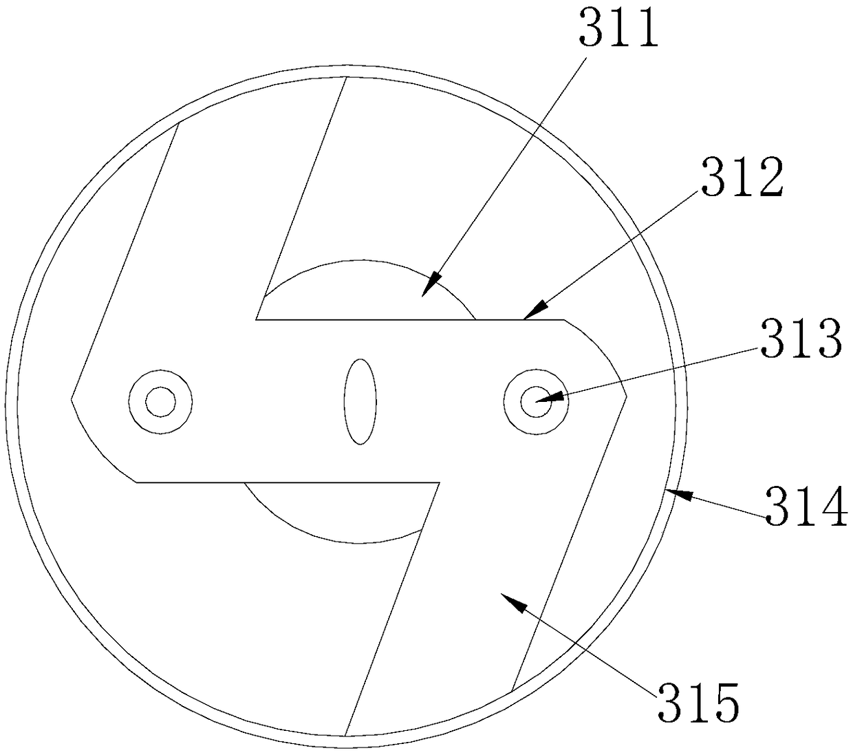 Pull-apart protection device for conveying of hanging basket of building engineering equipment