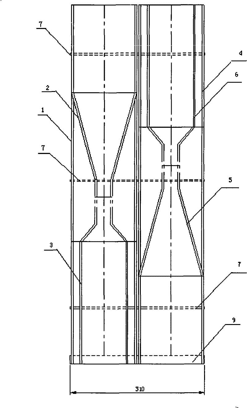 Test analysis method for lake eutrophication algae and sample collecting apparatus thereof