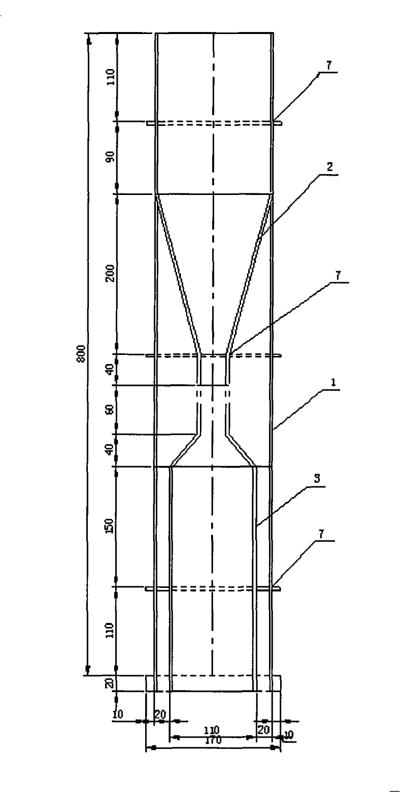 Test analysis method for lake eutrophication algae and sample collecting apparatus thereof