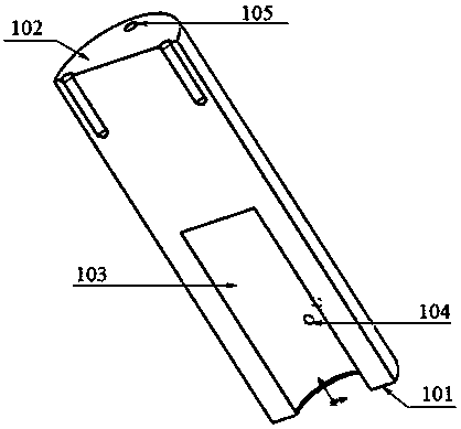 Blade profile measurement clamping device