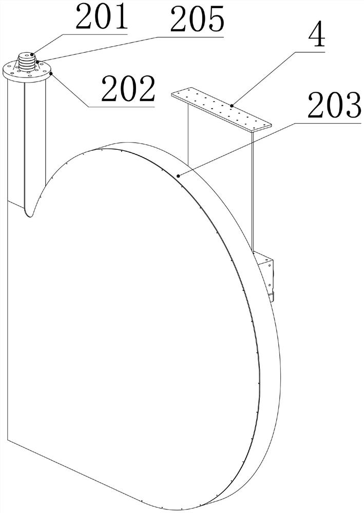 A pine cone picking device driven by the lifting principle of a coiler