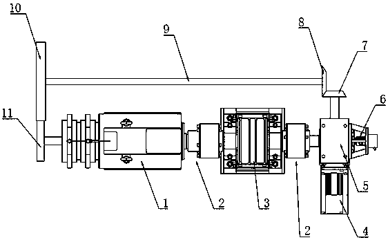 Double-machine traction device