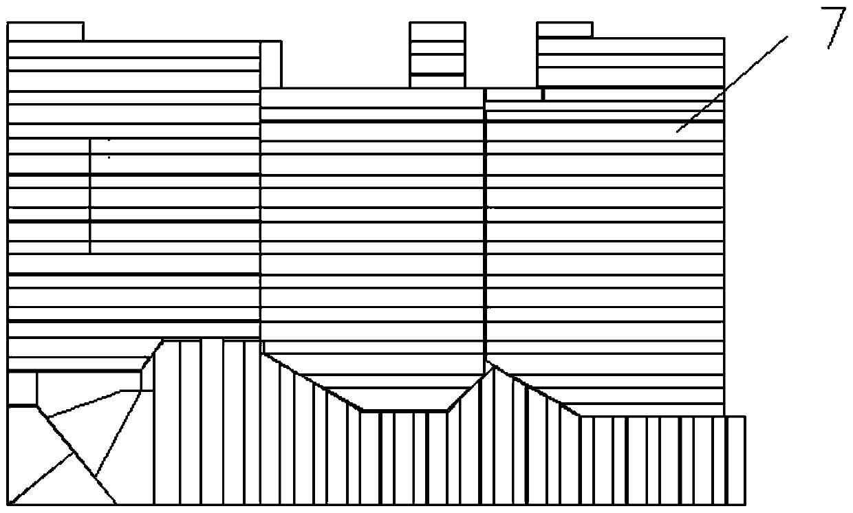 Full assembly type superconductive proton system radiation shield concrete envelop system