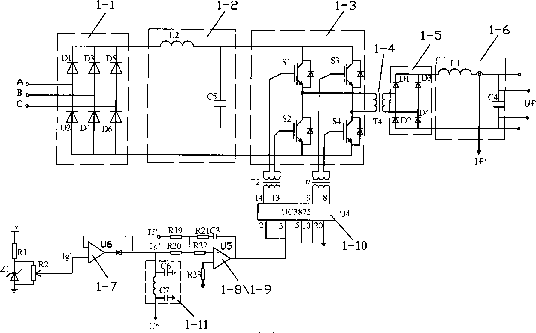 Modular parallel great power DC power source switch apparatus