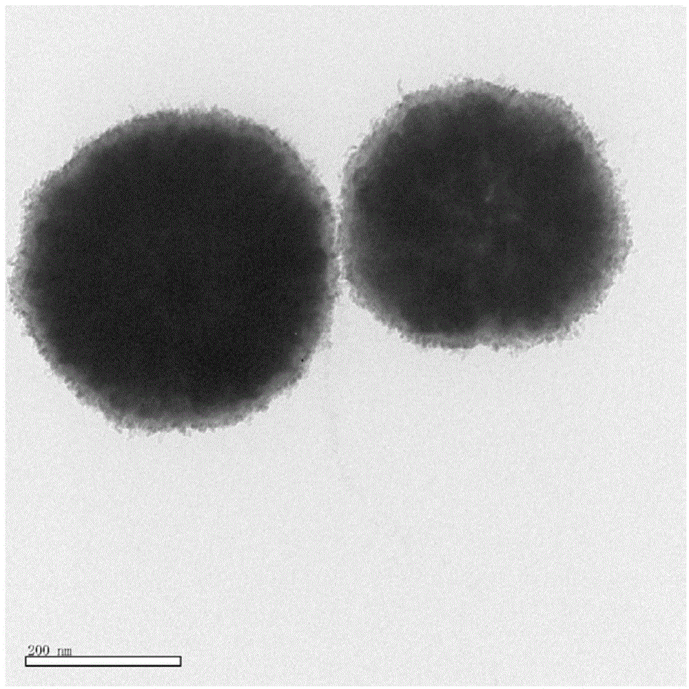 Fe3O4@SiO2@ZnO ternary heterostructure core-shell nanoparticle and preparation method therefor