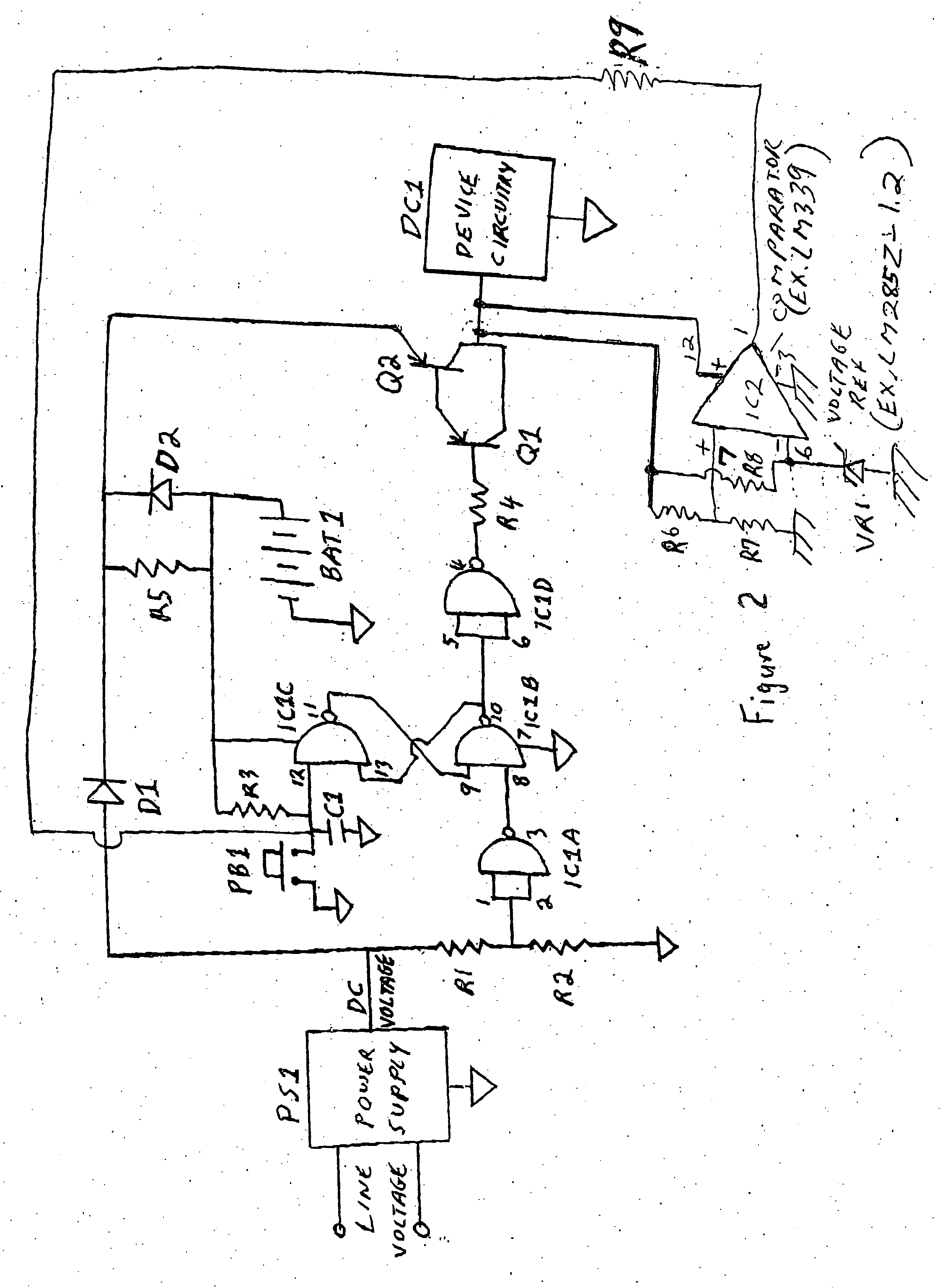 Electrically operated product, circuit for allowing a backup battery to be physically connected without being electrically connected