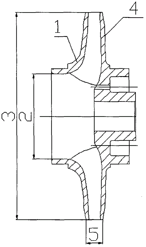 Design method for impeller of multiphase mixed transportation pump