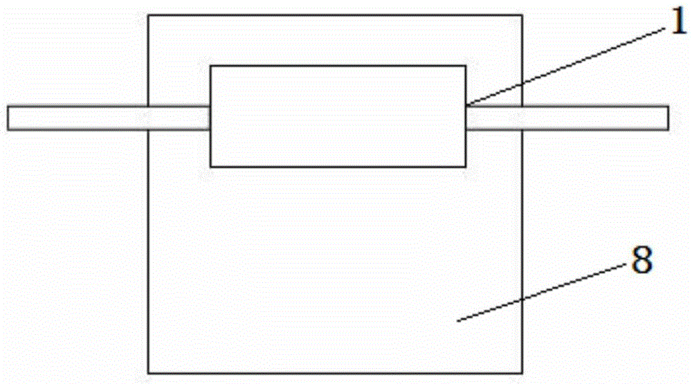 A rubbing bag mouth opening device for automatic packaging of bagged food