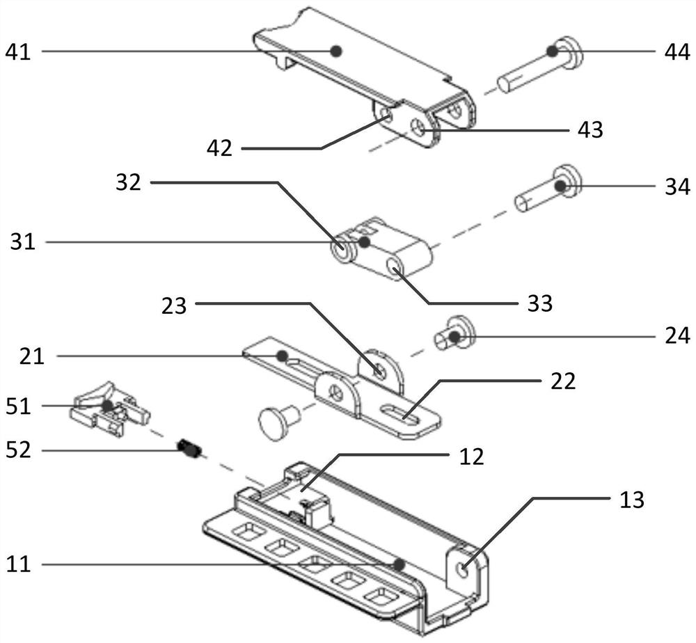 PCIE card fixing assembly and PCIE card fixing support comprising same