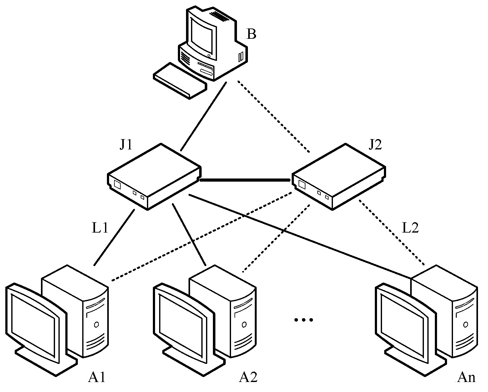 Method for achieving dual-network hot standby redundancy of blank pipe automatic system