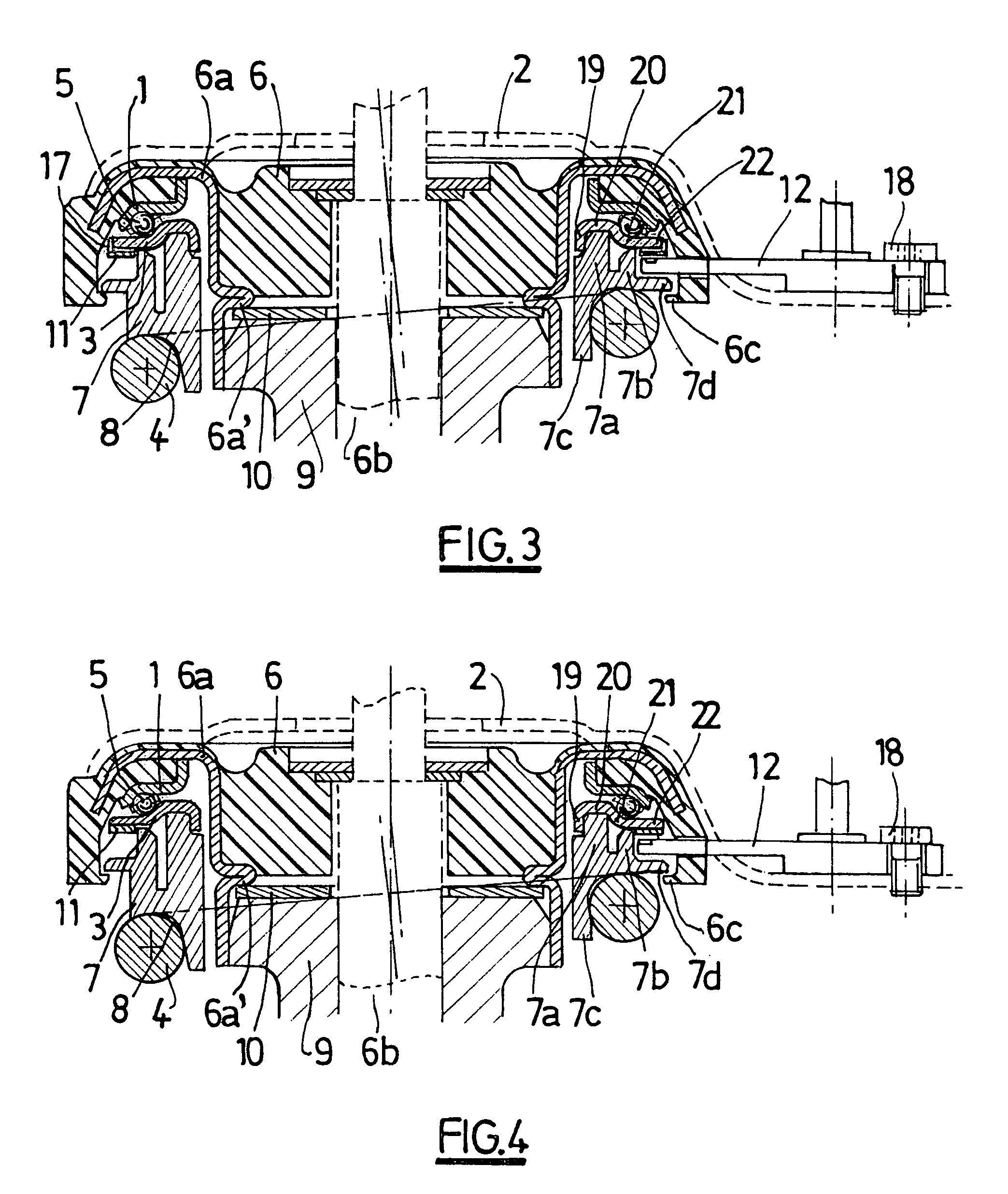 Rotating instrumented suspension stop for measuring vertical forces