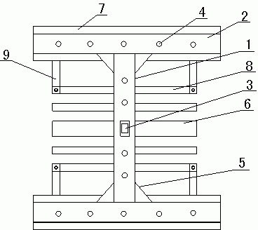 Novel hanging basket counter weight support