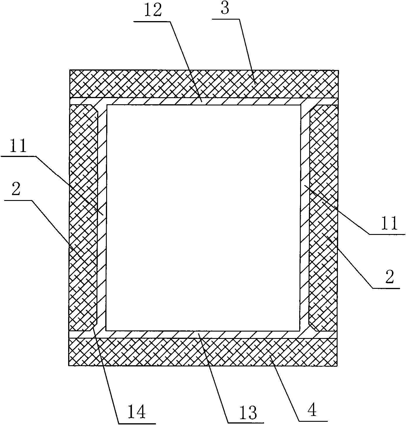 Combined box girder and processing method thereof