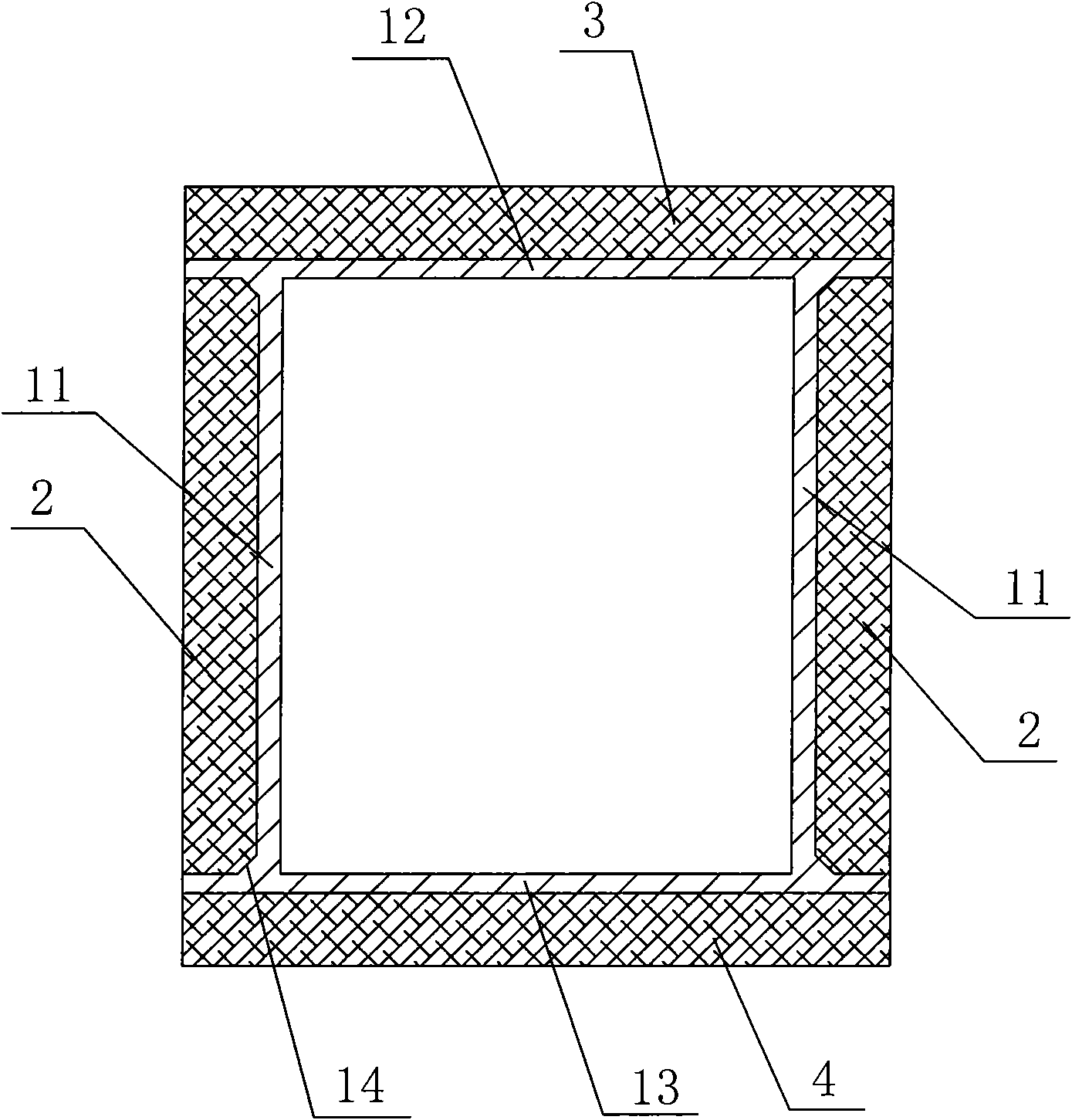 Combined box girder and processing method thereof