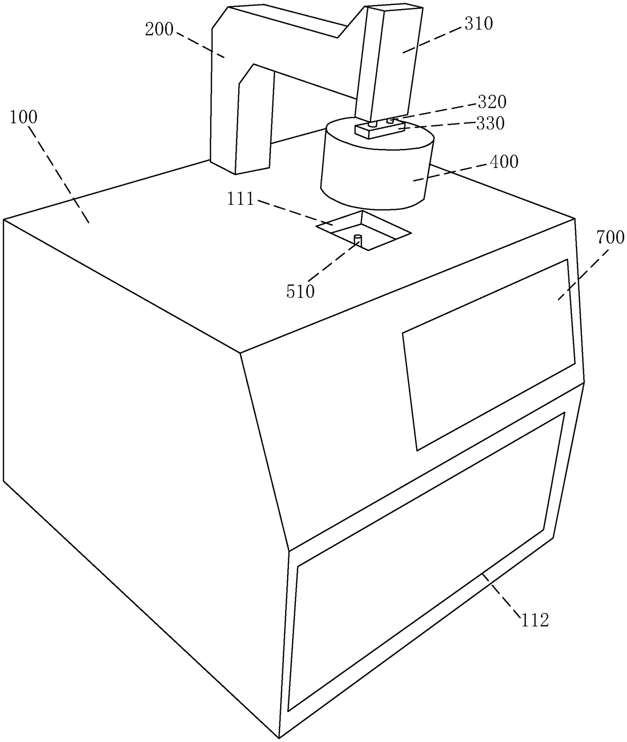 Sampling device for cutting copper-clad fiberglass sheets