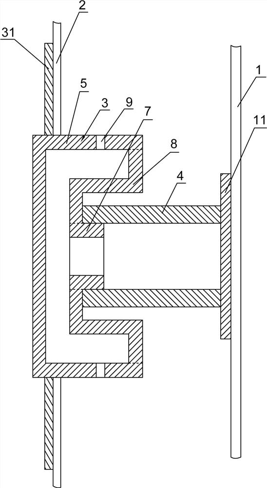 Supporting mechanism of vacuum heat insulation vertical storage tank