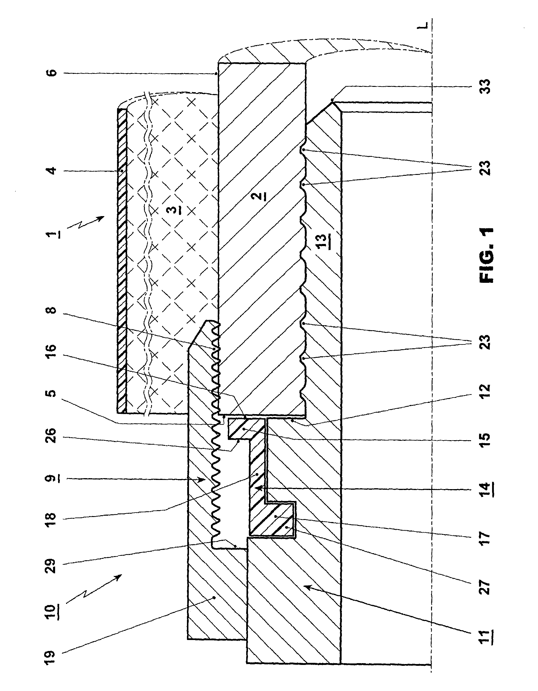 Method for connecting connection piece to thermally insulated conduit pipe