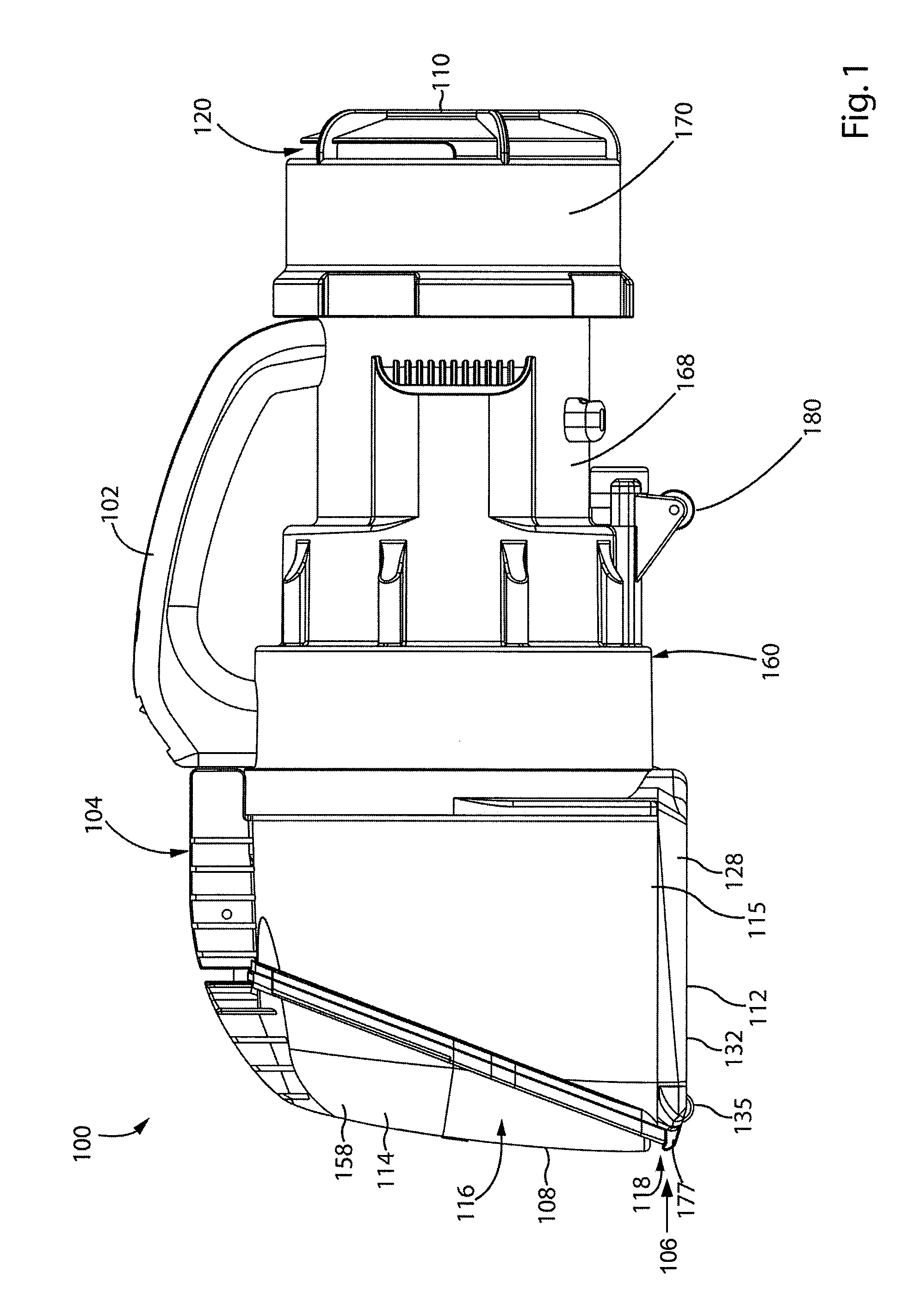 Cyclonic surface cleaning apparatus