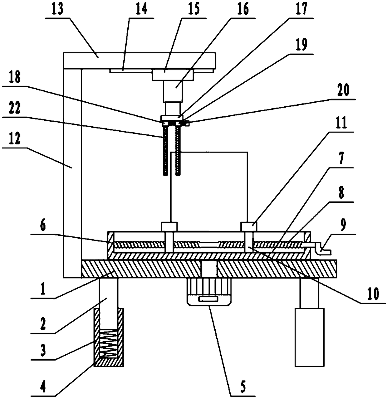 Rotary steel-pipe grinding device