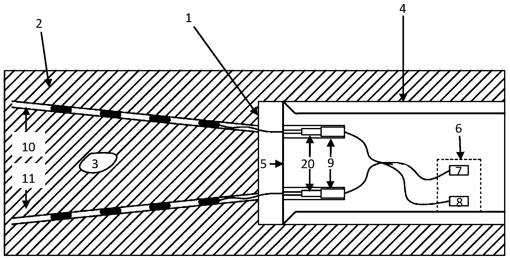 System and method for forward-direction cross-hole radar transmission imaging advanced prediction of TBM construction tunnel