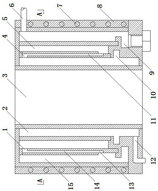 Furnace body of vaporized fuel oil combustion furnace