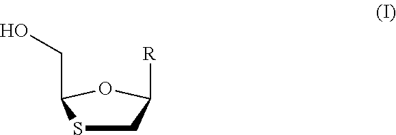 Stereoselective process for preparation of 1,3-oxathiolane nucleosides