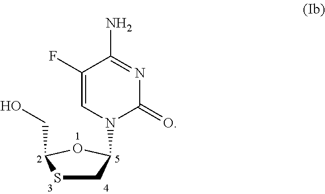 Stereoselective process for preparation of 1,3-oxathiolane nucleosides