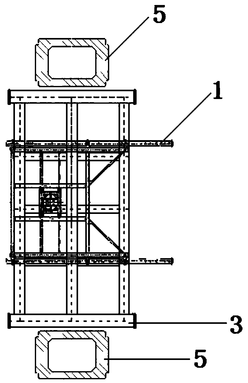Construction method of main beam of steel-concrete composite beam cable-stayed bridge