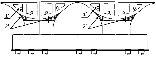 Positioning device for bridge decorative plates