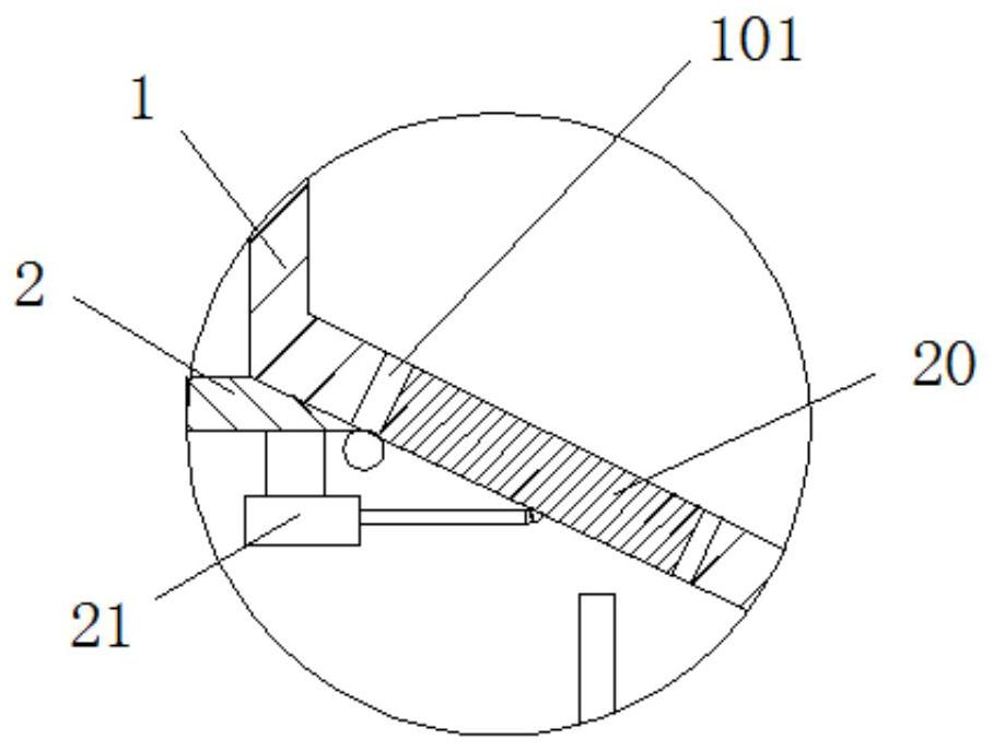 A stirring device with temporary storage function