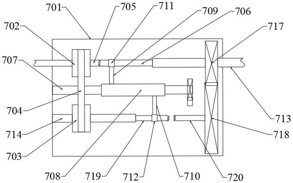 Turning center with linkage interlocking double tool turret control